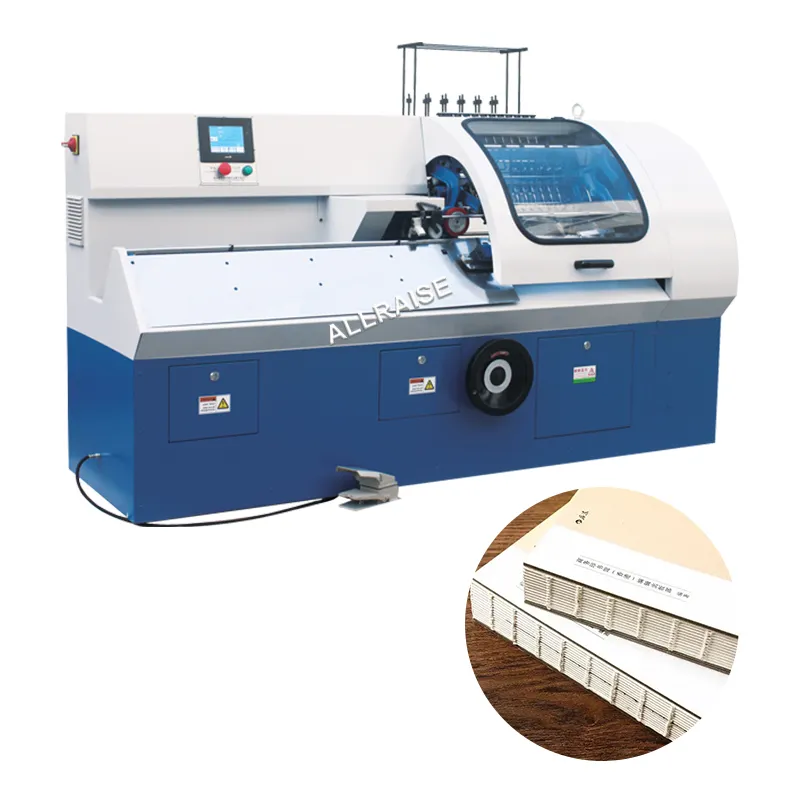 Automatic wide range paper book thread sawing making machine binding sewing machine book sewing machine for books