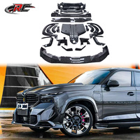 Kit de conversion de voiture style M en fibre de carbone sèche pour BMW XM G09 2022+ : Lame avant, diffuseur arrière, extensions d'ailes et ailerons