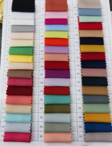 도매 공장 가격 100% 폴리 에스테르 높은 스트레치 코모 크레이프 직물 - Product Image 2