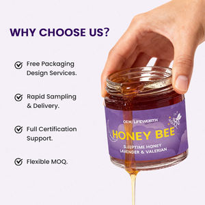 Lifeworth Alami Penenang Tidur & Pereda Stres, Dukungan Tidur Premium Madu Jahe dengan Dukungan Imunitas untuk Dewasa - Product Image 5