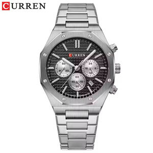 CURREN 8440 Montre à quartz pour homme de haute qualité avec bracelet en acier, chronographe, calendrier, montres de business pour homme, Relojes Para Hombres - Product Image 5