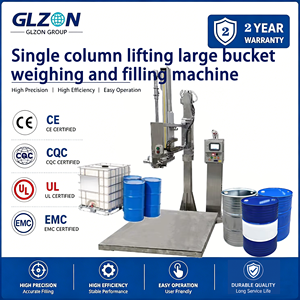 Machine de remplissage de barils d'acide lactique 1000 <span class=keywords><strong>litres</strong></span>, baril de tonne, semi-automatique, mesure et pesage numériques des liquides, machine de remplissage de barils - Product Image 1