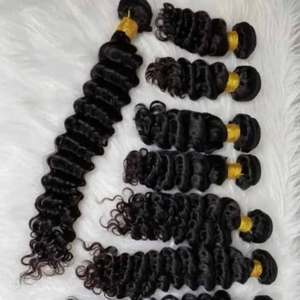 Uniky廉价巴西柬埔寨头发10a 12a 100% 处女发贩骨直角质层排列人发束 - Product Image 4