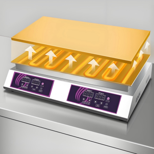 เครื่องทำซูเฟล่แพนเค้กมัฟฟินวาฟเฟิลอเนกประสงค์ สเตนเลสสตีล รุ่นใหม่ ควบคุมด้วยระบบดิจิตอล ปรับอุณหภูมิได้ ตั้งเวลาได้ - Product Image 4