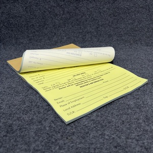 Carnet de reçus/tickets personnalisé avec impression couleur du logo, papier autocopiant NCR 2 plis pour concessionnaires automobiles - Product Image 3