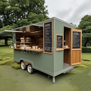 Camionnette de restauration de rue personnalisée avec panneau lumineux en fibre de verre pour snacks, bonbons et traiteur - Product Image 4