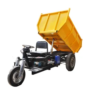 Factory sale mining used stone cargo electric wheelbarrow dumper with 60V 1500W battery motor