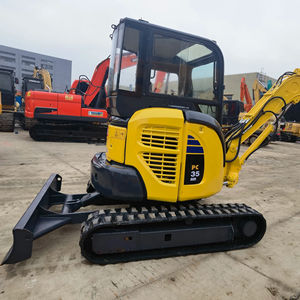 EURO KOMATSU a utilisé la mini pelle hydraulique sur chenilles 3 tonnes PC35 moteur diesel mini pelle à vendre - Product Image 1