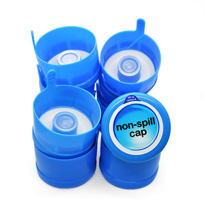 Tapa de tarro de plástico desechable sin derrames, etiqueta personalizada, tapas de botella de agua potable mineral de 5 galones y 20 litros - Product Image 3