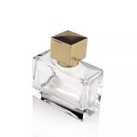 Zamac-Tapa de Perfume de lujo, frasco cuadrado pequeño, Fea 15