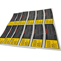 Personalizado adhesivo impermeable de temperatura con etiqueta de impresión