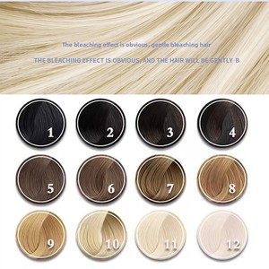 Poudre décolorante sans ammoniaque JiaYing JY-1kg de qualité cosmétique, crème colorante capillaire permanente non dommageable, blanchiment durable 6-8 semaines - Product Image 3