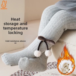 Leggings d'hiver pour bébé, nouveaux collants en velours tricoté épais, chauds, absorbants la transpiration, salopettes pour filles, vêtements d'extérieur, rétention de chaleur - Product Image 3