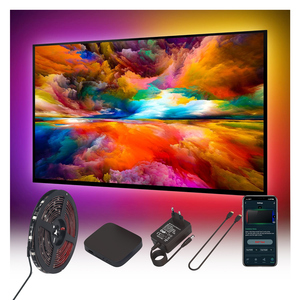 E-commerce Supplier 12.5ft 3.8m Rgb Magic Color <strong>Ambient</strong> 55-65 Inches Hdmi2.0 Sync Box Smart Immersion <strong>Tv</strong> Led Strip Backlights - Product Image 1