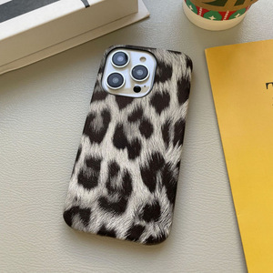 Custodia in pelle di lusso leopardata con tre confezioni <span class=keywords><strong>Cover</strong></span> protettiva a freddo per <span class=keywords><strong>iPhone</strong></span> 16ProMax 14 13 cellulare per <span class=keywords><strong>Apple</strong></span> - Product Image 4