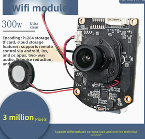 Module de caméra <span class=keywords><strong>WiFi</strong></span> sans fil HD 300 mégapixels avec objectif grand angle et montage CMOS - Product Image 1