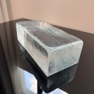 Bloques <span class=keywords><strong>de</strong></span> Vidrio Sólido Pulido Termofusible <span class=keywords><strong>de</strong></span> Fábrica 230*110*70mm Diseño Moderno para Muro Cortina, Sala <span class=keywords><strong>de</strong></span> Estar y Cocina - Product Image 2