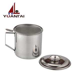 <span class=keywords><strong>Olio</strong></span> in Acciaio inox di scarico tazza Separatore filtro <span class=keywords><strong>olio</strong></span> Da Cucina tazza con Coperchio e Filtro - Product Image 4