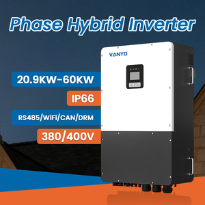 Inversores Híbridos Trifásicos de 40 Kva <span class=keywords><strong>30</strong></span> <span class=keywords><strong>kw</strong></span>, Versión EU, Conexión a Red/Desconexión a Red, WiFi, Wechselrichter Solares, Alto Voltaje, 4MPPT, 380V/400V - Product Image 1