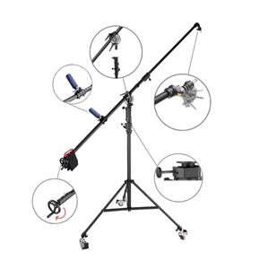 Trípode de estudio de alta resistencia profesional, soporte de luz de brazo mágico con manivela para rodaje de películas - Product Image 3