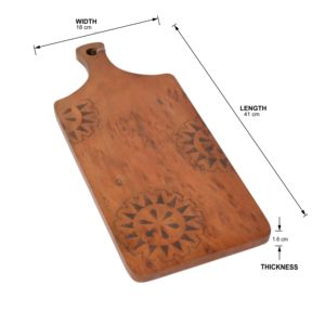 High Quality Customized Premium Acacia Wood Cutting Board Professional Heavy Duty Butcher <b>Block</b> for Kitchenware Laser Engraved - Product Image 4