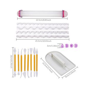 <span class=keywords><strong>Set</strong></span> di 109 Pezzi di Utensili per Decorazione Torte in Plastica Ecologica Fai-da-Te Lixsun - Product Image 2