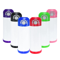 RTS 12oz Gobelet En Acier Inoxydable Coloré Flip Top Couvercles 50pcs/Ctn Enfants Bouteille D'eau USA Entrepôt Mix Couleur Sublimation Friendly