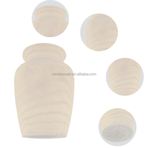 고품질 수제 원형 나무 꽃병, 모던 디자인, 친환경, 지름 7.28인치, 가정 및 식탁용 - Product Image 2