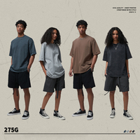 Nouveau design T-shirt 275g Vintage délavé style vieilli T-shirt homme en gros T-shirts personnalisés