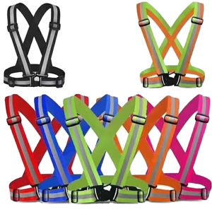 Chaleco de Seguridad de Nailon Personalizable con Reflectante para Ciclismo y Actividades al Aire Libre - Product Image 2