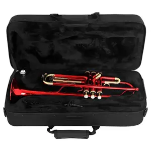 Koperen Instrument Trompet In B Flat Messing Tube Kleur Gouden Sleutels Voor Beginners Om Professioneel Trompetspel Te Oefenen