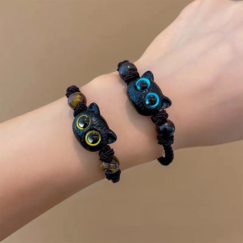Handmade Braided Cartoon Animal Rope Bracelet