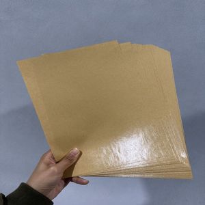 50gsm 60gsm 70gsm 80gsm 90gsm 100gsm 120gsm 140gsm papel Kraft marrón PE recubierto de silicona papel de liberación Jumbo rollos materiales