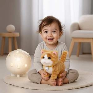 Fabrika Fiyatı Yumuşak Oyuncak Kedi Sevimli Simülasyon Kedi Peluş Oyuncak Çocuklar İçin Araba Süsü Toplu Peluş Oyuncaklar Kedi - Product Image 5