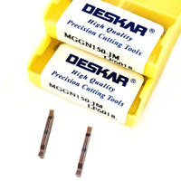 Plaquettes de rainurage en carbure DESKAR MGGN200 MGGN300 JM R-8 L-8 LF6018 pour machines-outils CNC, compatibles avec les porte-outils MGEHR
