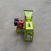 Usine petit mini grain sorgho riz batteuse pour soja blé batteuse agriculture portable blé batteuse