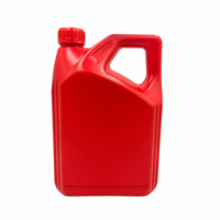 Bouteille d'huile réutilisable en HDPE de 4 L, bouteille d'emballage de lubrifiant jetable de 4 L, bouteille d'huile standard d'exportation de 4 L, bouteille d'huile vide vierge de 4 L