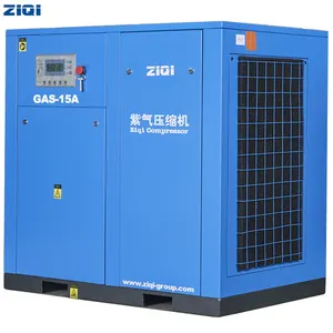 Grande capacidade de óleo injetado de refrigeração de ar de feixe de acionamento direto tipo parafuso elétrico compressor de ar com gerador elétrico IE4