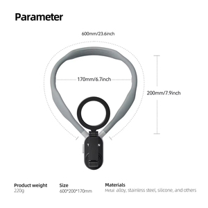 Soporte Magnético para Teléfono con Correa para el Cuello <span class=keywords><strong>TELESIN</strong></span> para iPhone 12 13 14 15, Palo Selfie de Silicona - Product Image 6
