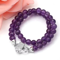 Chaîne en argent Sterling de haute qualité fermoir plaqué or Bracelet en cuir de luxe fabrication de bijoux collier de perles de homard 925 fermoirs
