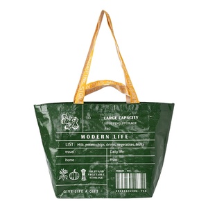 全新设计层压pp袋编织袋批发环保购物折叠手提袋 - Product Image 4