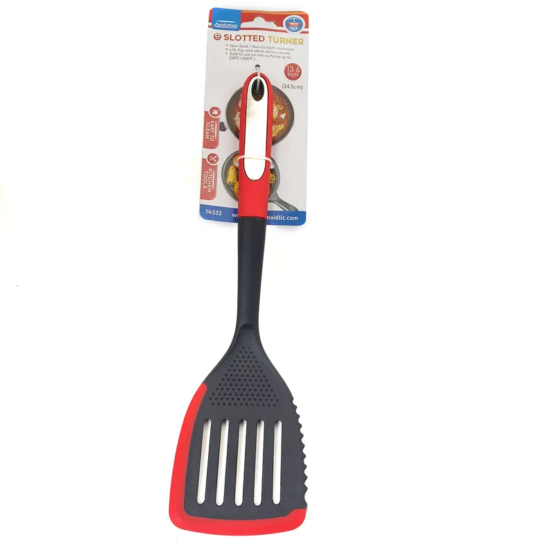 Hittebestendige Cookie Slotted Turner Hittebestendige Nylon Vaste Sleuf Keuken Koken Vis Flipper Spatel Turner