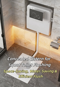 <span class=keywords><strong>Cisterna</strong></span> de Inodoro de Descarga Directa de Fábrica, Montada en la Pared, de Alta Eficiencia para Proyectos de Baños Comerciales - Product Image 3