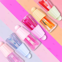 Gloss à lèvres personnalisé, végétalien, crème, longue tenue, transparent, huile nacrée, effet verre, repulpant, minéral, étiquetage personnalisé