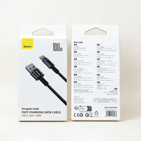 Boîte en papier pliable personnalisée pour l'emballage d'accessoires de téléphone portable, de verre trempé, de câble de chargeur, de support de voiture