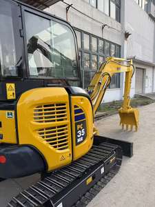 Mini-excavatrice sur chenilles hydraulique Komatsu PC35MR d'occasion, d'origine japonaise, en bon état, PC35, PC40, PC55, PC60 - Product Image 5