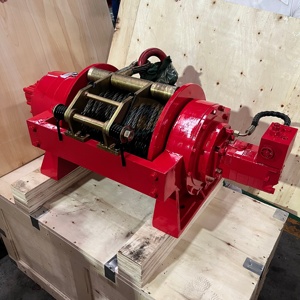 Winch Hidrolik Penarik Kabel Kawat Baja 10ton 20ton dengan Roller Fairlead/Penarik Kabel Kopling untuk Truk Derek Tugas Berat - Product Image 5