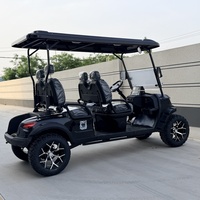 Carrito de Golf Eléctrico Todoterreno de 4 Plazas con Neumáticos para Arena, para Playa y Dunas, Marca Privada