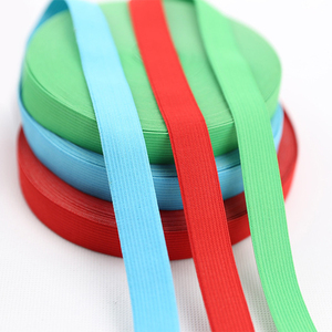 20mm 25mm Noir Blanc Couleurs Textiles de Maison Polyester Bande Élastique Haute Élasticité Vêtement <span class=keywords><strong>Plat</strong></span> Tricoté Bandes Élastiques pour la Couture - Product Image 5
