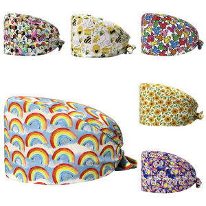 قبعة ممرضة أنيقة مطبوعة، ناعمة وقابلة للتنفس، مناسبة للعيادات والمستشفيات وعيادات الأسنان والطاقم الطبي - Product Image 4